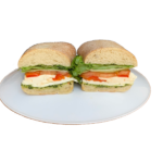 mozzarella and pesto